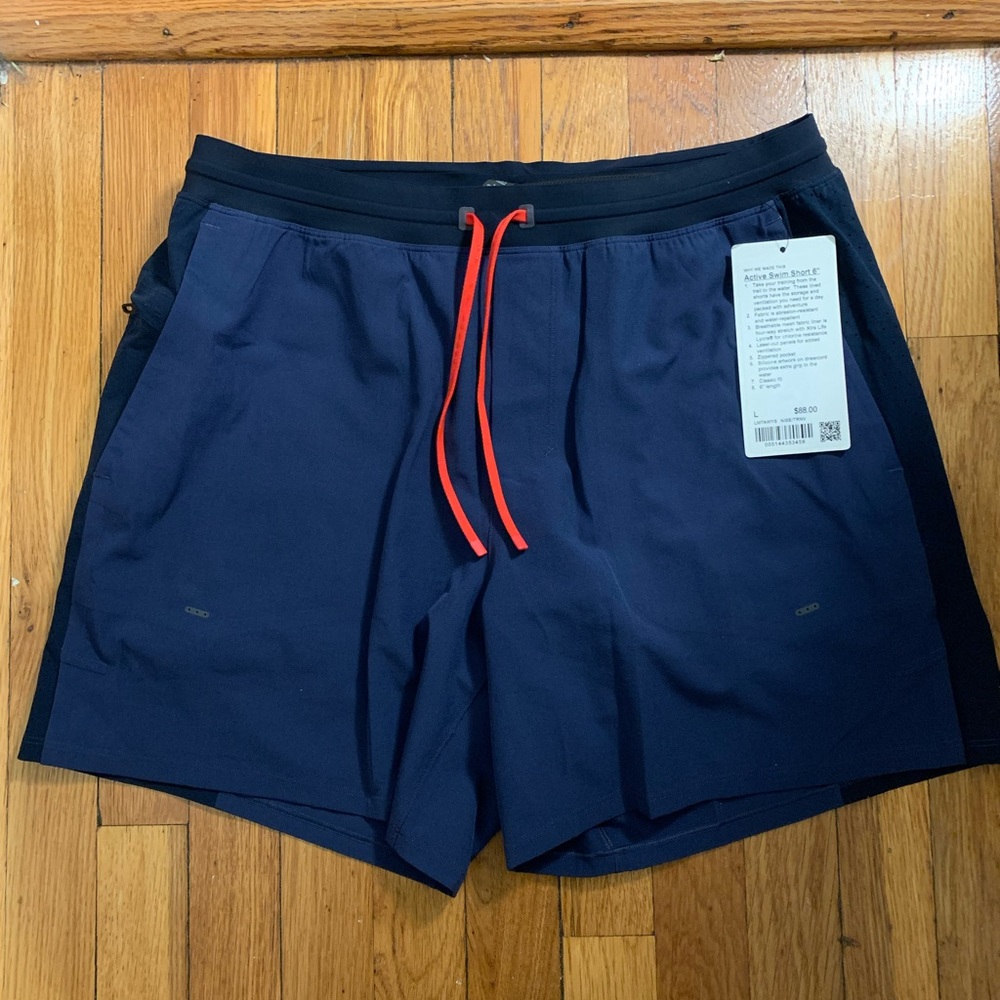 lululemon Active Swim Short 6” L NISE/TRNV